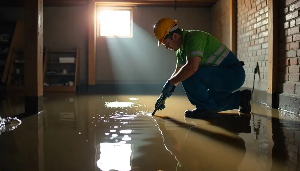 Professional water damage restoration services in Sharpsville, IN